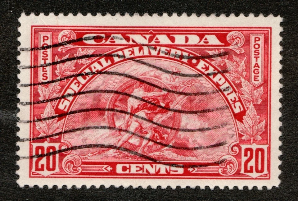 Canadá Sc #E6 1935 - 20¢ Entrega especial - Elección usado en muy buen estado - CV $10 Foto 1 de 1