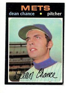1971 TOPPS NEW YORK METS DEAN CHANCE #34 EXMT 