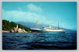 Postcard Cruising The Famed "Inside Passage" SS Glacier Queen & SS Yukon Star - Picture 1 of 2