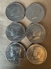 💥Half dollar Kennedy Lot of 6 Coins. Great Condition.