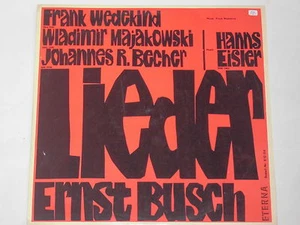 Ernst Busch (Wedekind, Majakowski, R. Becher) singt - LP Eterna - Picture 1 of 1