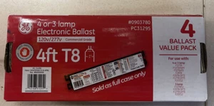 General Electric Commercial Fluorescent Light Grade Pack of 4 4ft T8 PC31295 - Picture 1 of 6