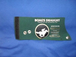 BOAG'S DRAUGHT BEER - LEGENDS OF THE MELBOURNE CUP - ARCHER STUBBY HOLDER. - Picture 1 of 3