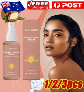 1/2/3 PCS Gradual Sunless Tanning Drops,Self Tanning Drops for Dark Fake Tan - Picture 1 of 12