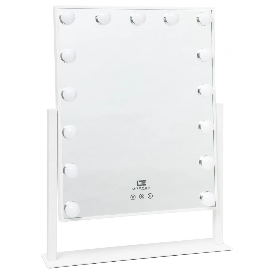 United Entertainment Hollywood Spiegel Mit 15 LED-Glühbirnen - Weiß - Bild 1 von 1