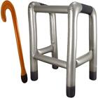Party Halloween Decor Blow Up Prop Walking Stick Inflatable Toys Zimmer Frame