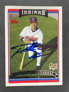 2006 Topps SIGNED: Franklin Gutierrez, INDIANS #UH162 - Picture 1 of 1