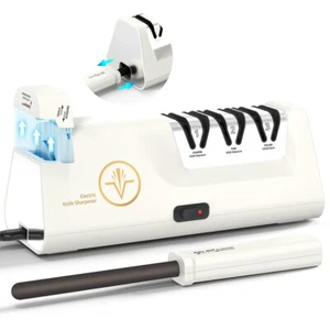 Professional Electric Knife Sharpeners with Diamond Abrasives and Precision Angl - Picture 1 of 7