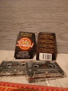 VARIOUS ARTISTS - LET'S GO DISCO - DOUBLE CASSETTE TAPE ALBUM 1993 - Picture 1 of 4