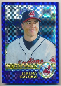 #422 JEREMY GUTHRIE 2003 Topps Chrome XFRACTOR REFRACTOR RC 27/57 INDIANS - Picture 1 of 2