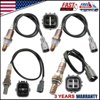 Set of 4 Oxygen O2 Sensor For 2007-2011 Toyota Camry Lexus ES350 V6 3.5L Up+Down - Image 1 of 4