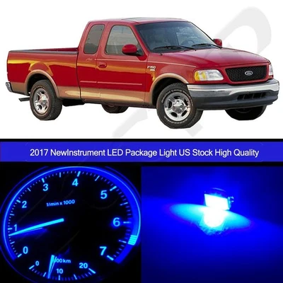 Paquete LED azul panel de instrumentos bombillas para Ford F-150 2004-2008 Foto 1 de 4