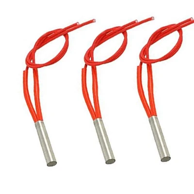 Accesorios de tubería de calefacción eléctrica 8 x 40 mm 100 W AC110V, 3 piezas Foto 1 de 3