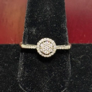 BEAUTIFUL 10K White Gold Diamond Ring 3.25g Fine Jewelry Size 9 - Picture 1 of 6