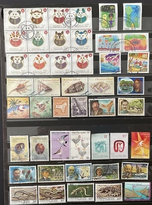 CHRISTMAS ISLAND 100 Fine Used STAMPS & 1 M/S - Image 1 of 3