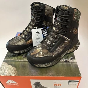 Ozark Trail Men's 8-Inch Real Tree Hunting Boots, Camo Size 7 Brand New In Box - Picture 1 of 9