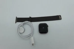 Apple Watch Series 10 46MM Slate Titanium Case Milanese loop warranty 12/25 - Photo 1 sur 7