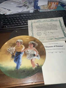 Donald Zolan Collector Plate “Dozens Of Daisies” Childhood Friendship 1989 (L) - Picture 1 of 5