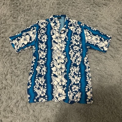 Unisez Hawaiin Blue Shirt Button up Size Small - Image 1 of 2