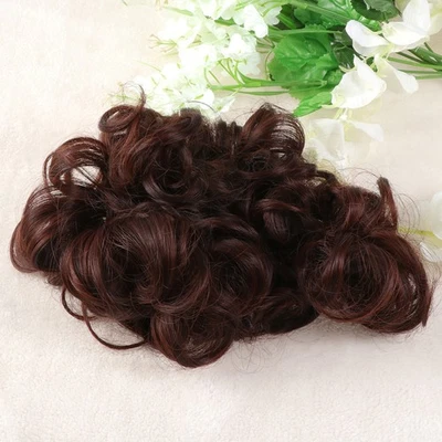  Haarknoten-Extensions, gewellt, lockig, unordentlich, Donut-Haar-Chignons, - Bild 1 von 4