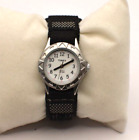Timex Indiglo Watch Women Silver Tone Round White Dial New Battery