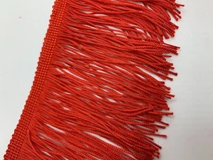 Tassel Fringe Fringing Trim 9cm Drop Double Thread Thick Fringing 10 COLOURS - Picture 1 of 12