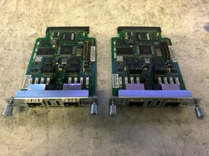 Lot of 2 Used OEM Cisco VWIC-2MFT-T1/E1 2-port T1/E1 Interface Card Module - Picture 1 of 2