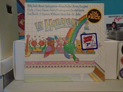 V.A.-IN HARMONY 2-Vinyl LP-Billy Joel, Bruce Springsteen, James Taylor-1981 - Image 1 of 2