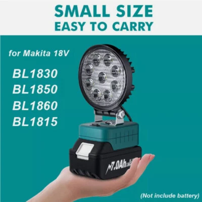 NEW LED Work Flash Light Torch Lamp For Makita 18V Li-ion Battery BL1830 BL1860 - image 1 of 4