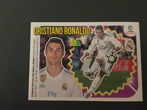 16 CRISTIANO RONALDO REAL MADRID STICKER PANINI LIGA ESTE 2018 2011 NO ROOKIE - Picture 1 of 2
