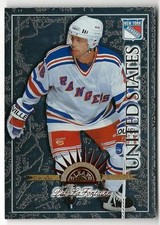 1997-98 Leaf International USA PAT LaFONTAINE (ex-mt) New York Rangers