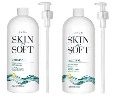 Avon Skin So Soft Original Body Lotion 33.8 oz.   Lot of #2  -FREE SHIPPING - Image 1 of 2