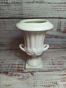 Mottahedeh White Home Decorative Flower Vase Planter Double Handles Italy - Picture 1 of 7