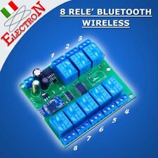 TELECOMANDO 8 Relè Bluetooth Wireless Relay Module BT remote Android / iOS 6-24V