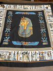 King Tut  Egypt Themed Scarf Polyester  Size 34x34