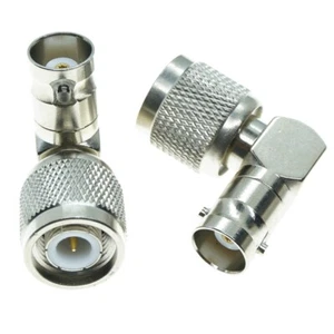 1Pcs TNC Male Plug To BNC Female Jack Right Angle RF Connector Coax Adapter - Picture 1 of 3