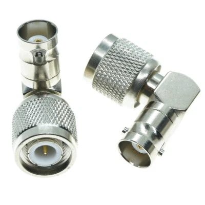1Pcs TNC Male Plug To BNC Female Jack Right Angle RF Connector Coax Adapter - Image 1 of 3