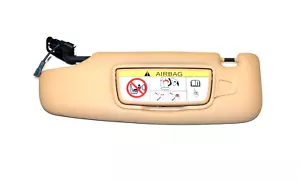 Genuine Porsche Porsche 991 911 Sun Visor LH Luxor Beige 991731031280E6 NEW - Picture 1 of 3