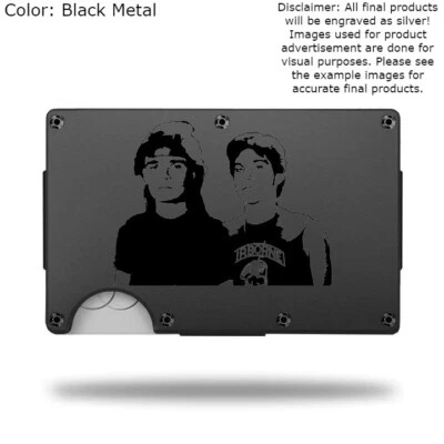 Custom FROG BROTHER Laser Engraved Wallet - Pick A Wallet Color - Image 1 of 4