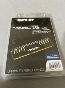 4GB Patriot PC3-12800U DDR3-1600MHz Desktop Memory / Ram PX34G1600C11 PE000279 - Picture 1 of 2