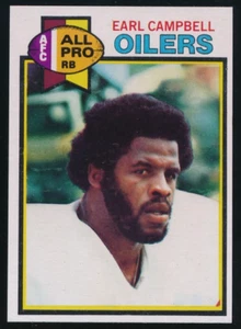 Tarjeta de novato Earl Campbell 1979 Topps #390 Houston Oilers casi nueva-como nueva - Imagen 1 de 2
