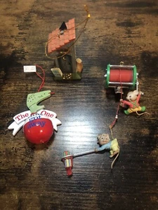 Christmas fishing ornament Lot Of 3 - Picture 1 of 20