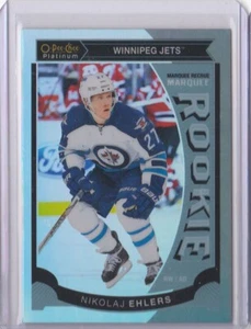 2015-16 UD O-PEE-CHEE PLATINUM HOCKEY NIKOLAJ EHLERS RAINBOW MARQUEE ROOKIE M38 - Picture 1 of 2
