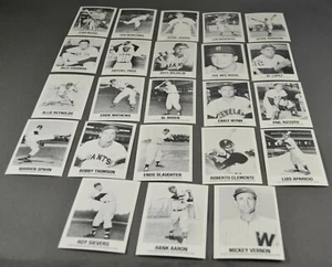 Tarjetas coleccionables de béisbol 1977-84 Renata Galasso Glossy Greats B&W - Tu elección - Imagen 1 de 2