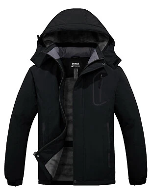 Chaqueta de esquí impermeable de montaña Skieer para hombre Chaqueta de lluvia de invierno Abrigo cálido para nieve Foto 1 de 4