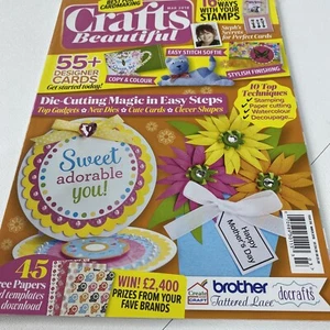 MARCH 2018 CRAFTS BEAUTIFUL 55 + DESIGNER CARDS - Picture 1 of 1
