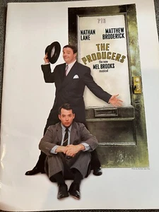 "THE PRODUCERS" NATHAN LANE MATTHEW BRODERICK ORIGINAL BROADWAY SOUVENIR PROGRAM - Picture 1 of 2
