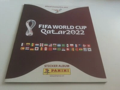 Qatar 2022 empty World Cup UK version for Panini sticker album WM