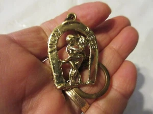Vintage Sex Man & Woman Position XXX Keychain Keyring LUCKY PIECE - Picture 1 of 22