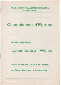 May 75 LUXEMBOURG v WALES - Picture 1 of 1